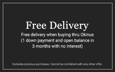 Free Delivery when buying thru Okinus